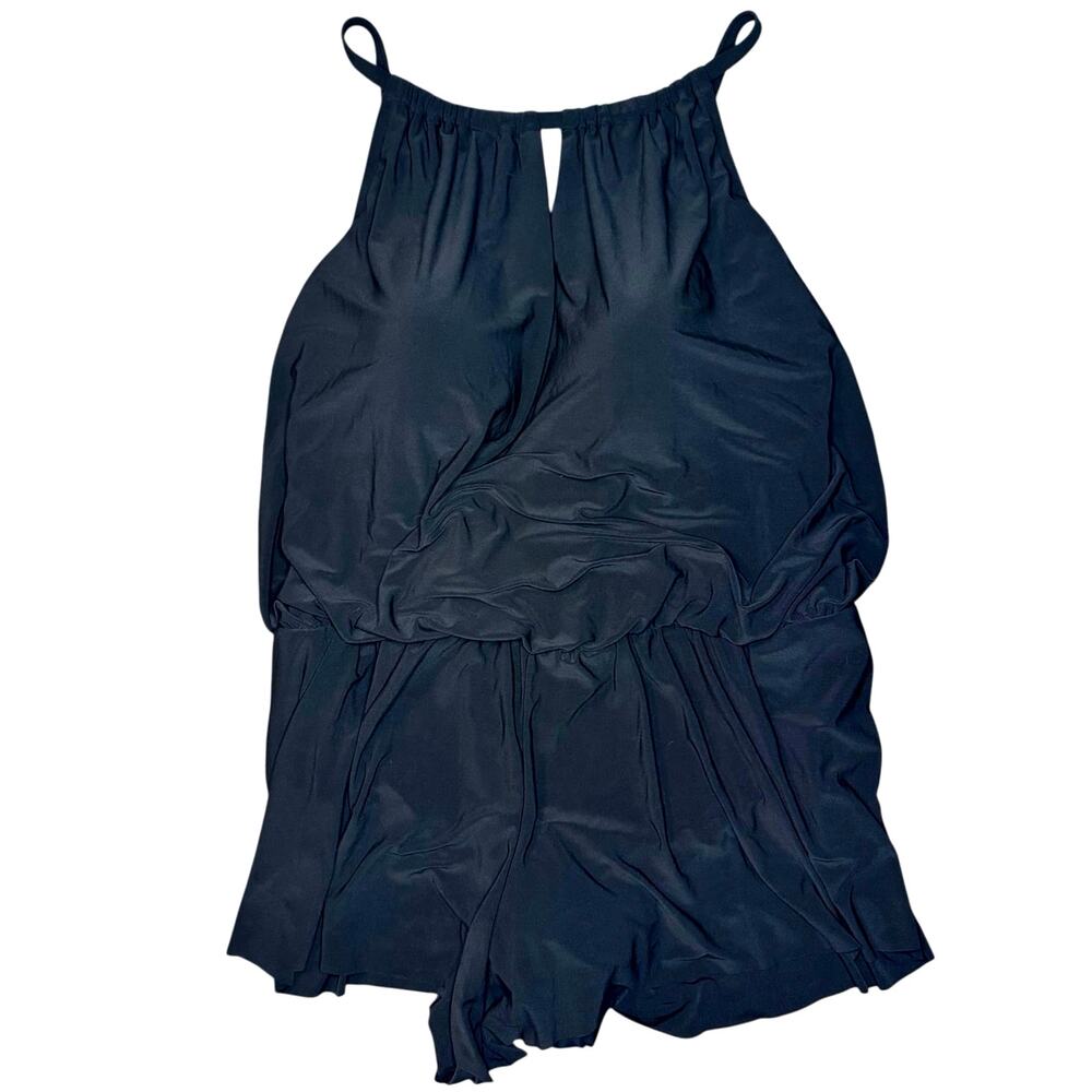NWT Aqua Green Keyhole Swim Romper Swimwear Size 20W